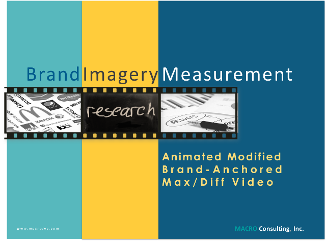 Animated Modified Brand Anchored MaxDiff Video