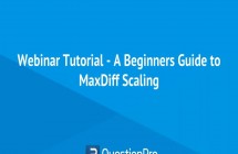 Webinar – A Beginners Guide to MaxDiff Scaling